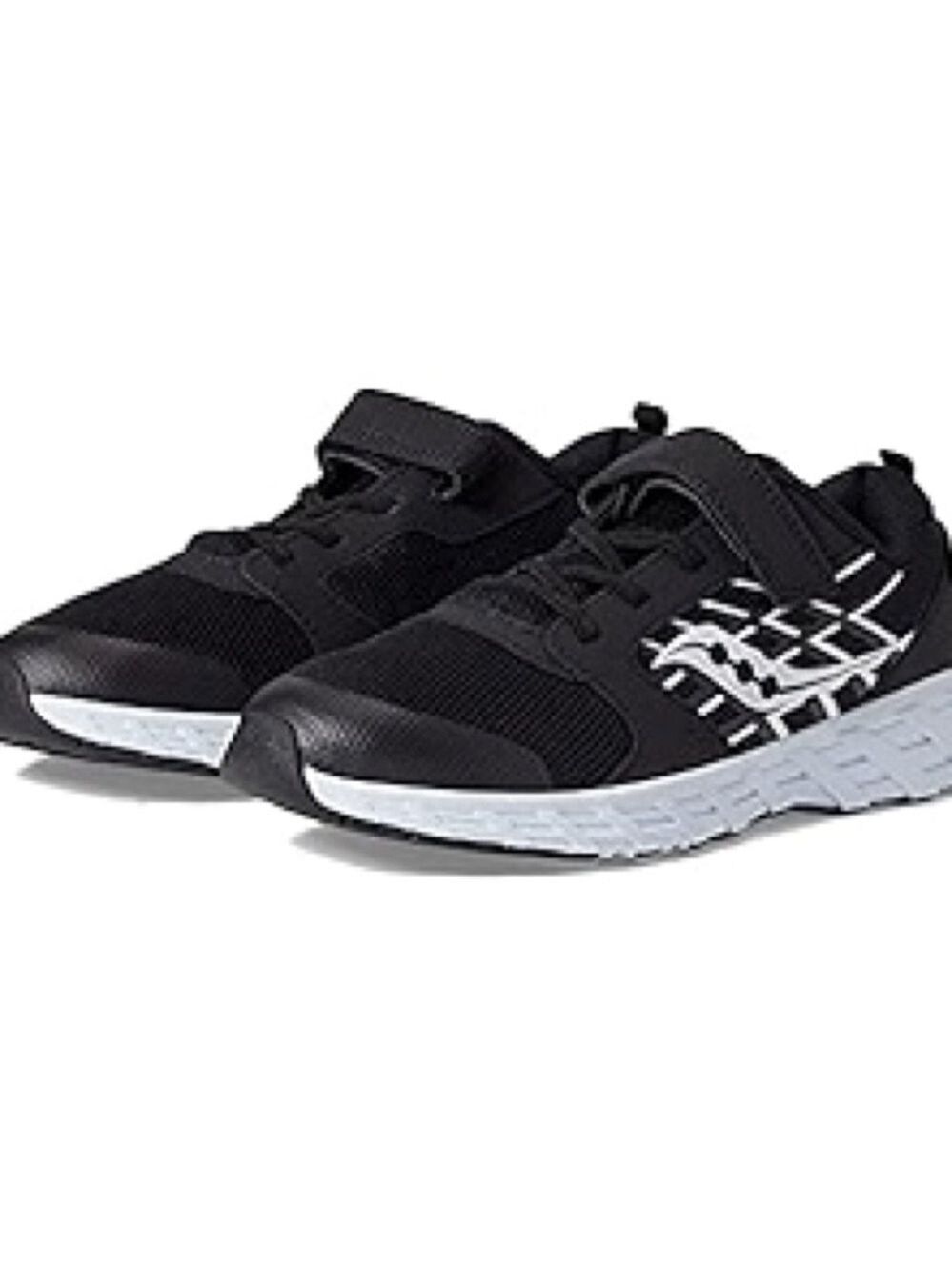 Size 13 wide Toddler Saucony Kids Black and White Sneakers